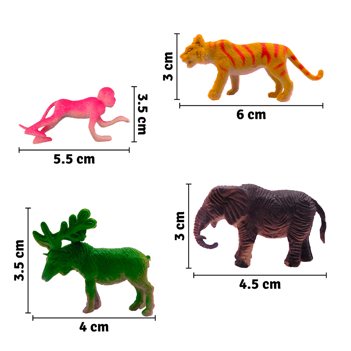 Miniatura 5 de Set Animales Salvajes X12 GM1911-125